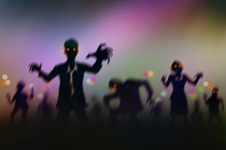 Zombies photo via Shutterstock