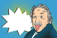 Einstein photo via Shutterstock