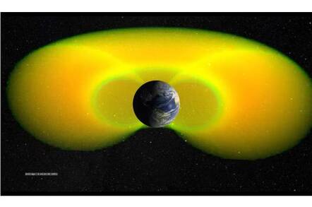 NASA image - Van Allen Belts