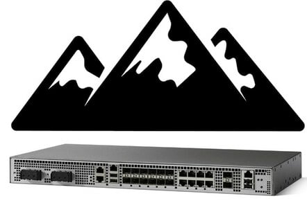 Cisco ASR 920 with mountains