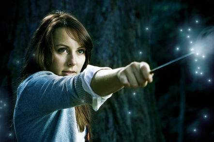 Wielding the magic wand. Photo by Shutterstock