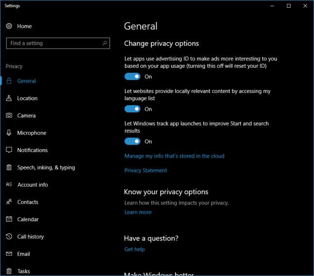 Privacy options are many; good luck navigating through them Privacy options are many; good luck navigating through them