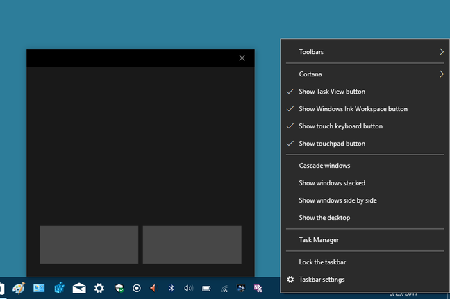 A virtual touchpad for external displays