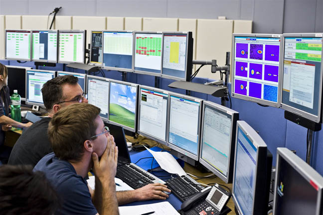 CERN control room photo copyright CERN