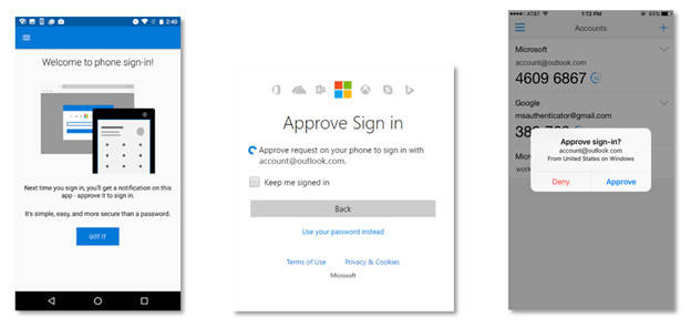 Windows account sign-on