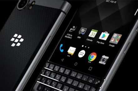 BlackBerry KeyONE Android smartphone
