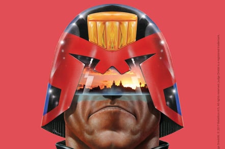 Judge Dredd®. © 2017 Rebellion A/S. All rights reserved. Judge Dredd is a registered trademark. McCoy Wynne Photography
