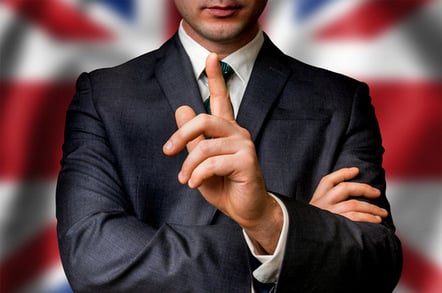 Union Jack and suit photo via Shutterstock