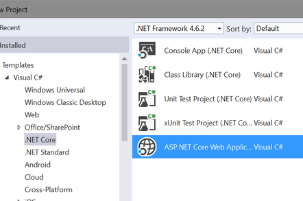 ASP.NET Core is the cross-platform version of Microsoft's web application framework