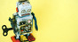 Sad robot photo via Shutterstock