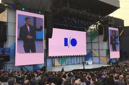 Sundar Pichai at Google I/O 2017