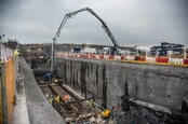 Hinkley C, concrete casting, photo courtesy of EDF Energy