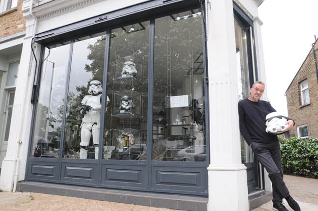 Andrew Ainsworth outside Shepperton Design Studios photo Gavin Clarke