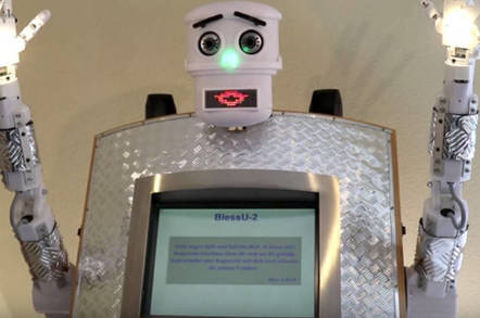 The robot priest in Germany