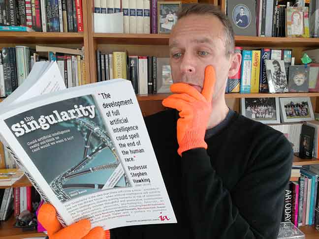 Dabbsy's reading adventure with Glovax gloves