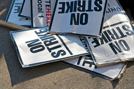 Picket signs