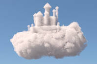 Magic cloud castle