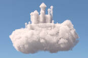 Magic cloud castle