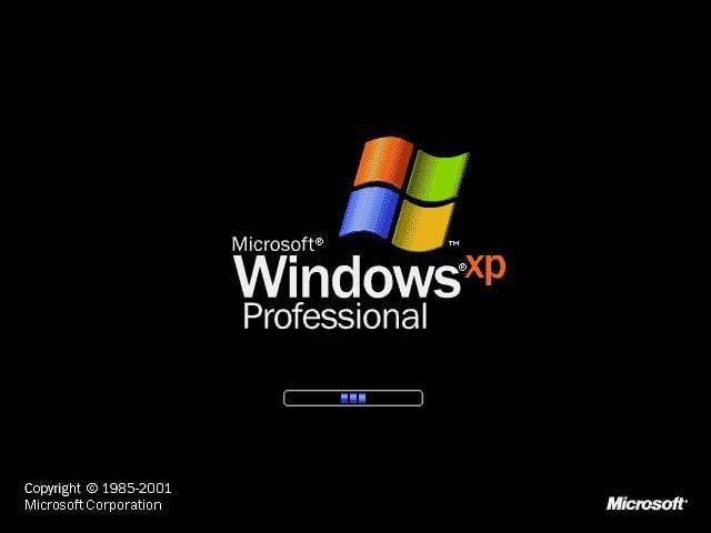 Windows XP Professional. Copyright 1985-2001 Microsoft Corporation