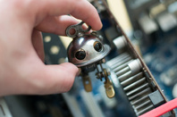 Tiny robot photo via Shutterstock