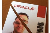 Bernd's Oracle employee badge