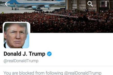 Blocked from following Trump image