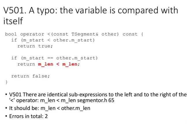 PVS-Studio bug analysis of Tizen