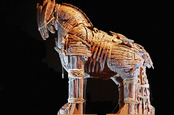 Trojan horse photo via Shutterstock