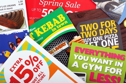 Junk mail on a doormat. Pic via Shutterstick