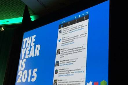 Twitter's mobile app, before revision