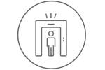 Airport security icon