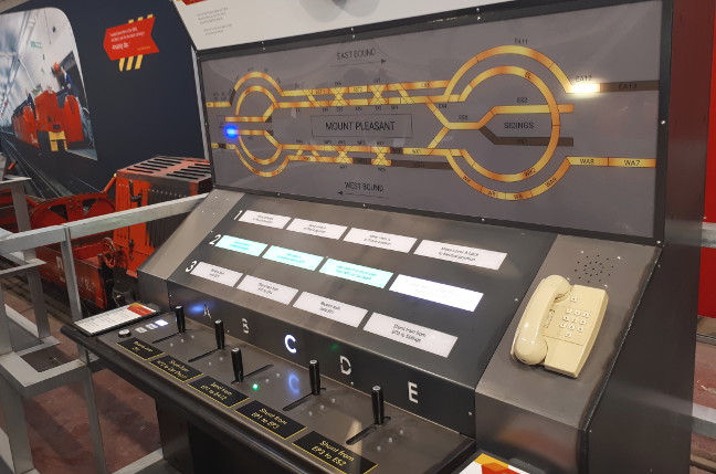 The Mail Rail signalling simulator