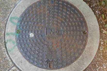 Uber sewer cover