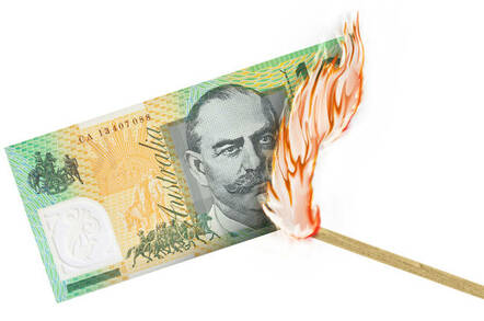 Burning AU$100