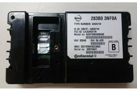 Continental control unit