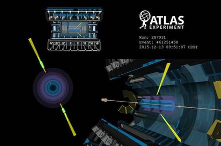 CERN visualisation of photon interaction