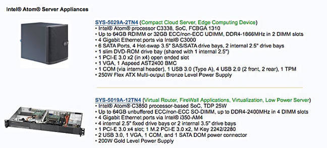 Sample_Supermicro_C3000_products