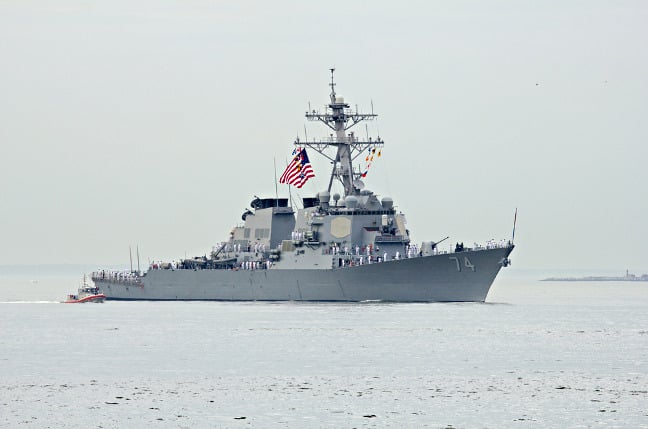 Remains of United States sailors found on warship that collided off Singapore