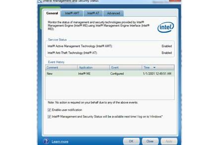 Intel r trusted execution engine interface обновить драйвер