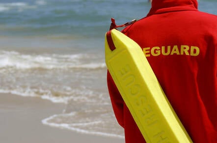 Lifeguard on the beach