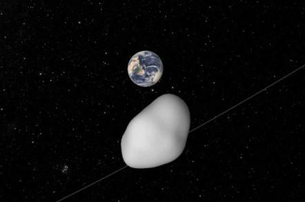 NASA impression of asteroid Florence