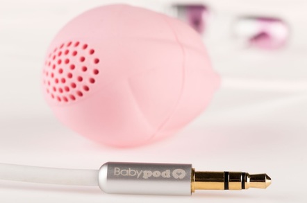 The Babypod vaginal speaker