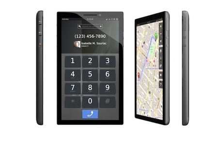 Librem 5 smartphone mockup