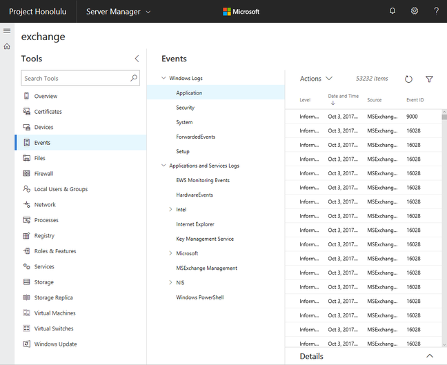 Project Honolulu, a browser-based replacement for Server Manager Project Honolulu, a browser-based replacement for Server Manager