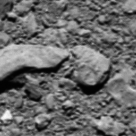 The last image from comet probe rosetta