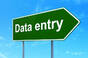 Data entry sign