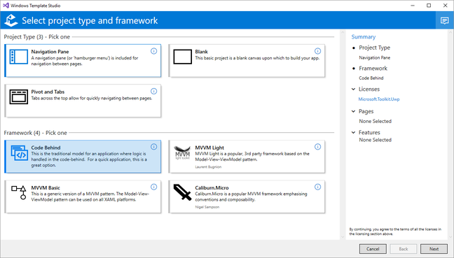 Windows Template Studio eases the path for non-designers working with UWP Windows Template Studio eases the path for non-designers working with UWP