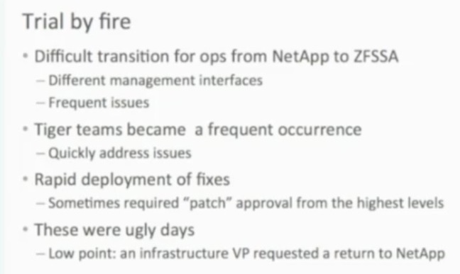 Oracle's ZFS appliance migration project Oracle's ZFS appliance migration project