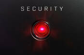 Security alert red light