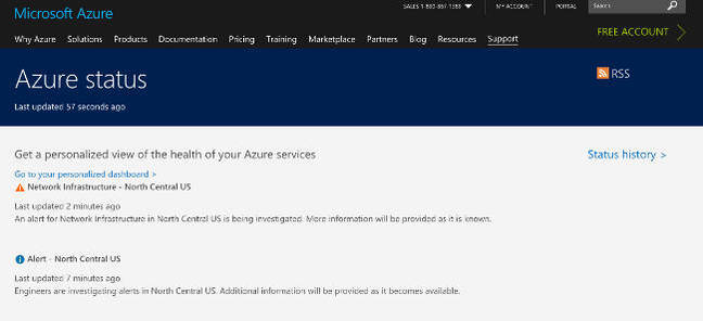 Azure November 6 outage